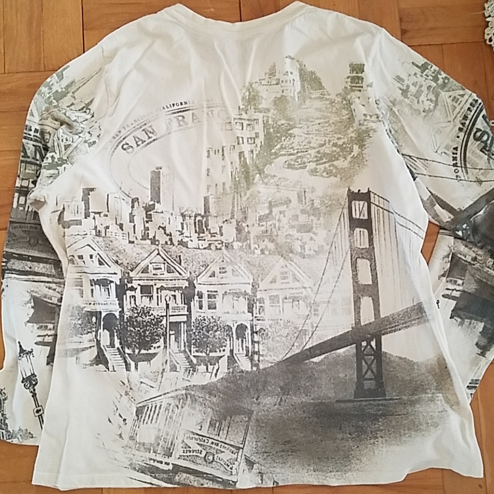 San Francisco themed long sleeve top - Picture 4 of 4
